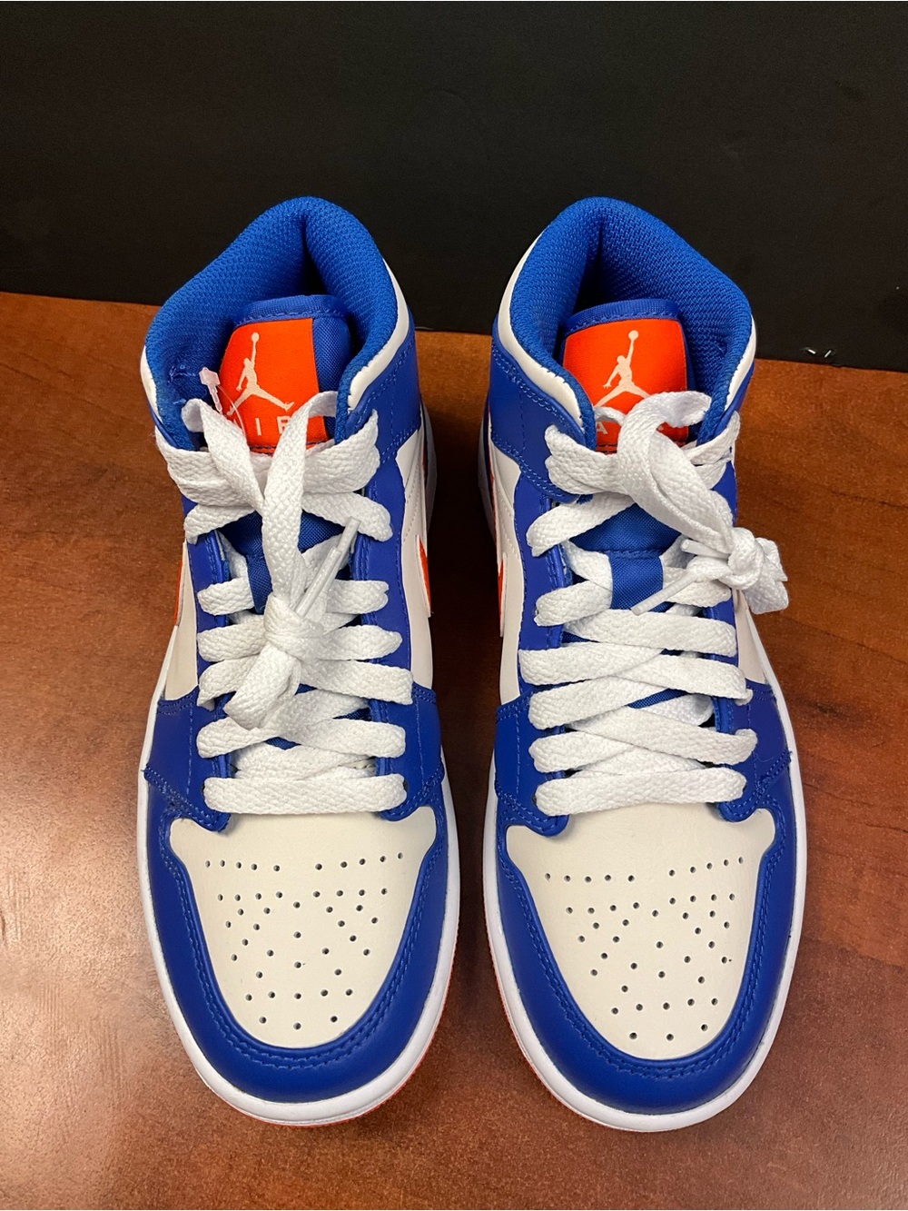 Jordan Kids Mid-Top Sneakers - White/Blue/Orange